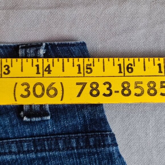 Croft&Barrow jeans women's size 8P denim blue straight leg stretch - Picture 9 of 13